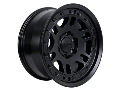 Tremor Wheels 105 Shaker Satin Black 6-Lug Wheel; 17x8.5; 0mm Offset (03-09 4Runner)