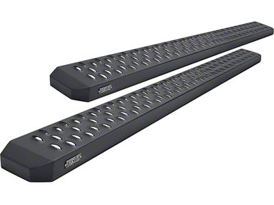 Westin Grate Steps Running Boards without Mounting Kit; Textured Black (05-21 Frontier Crew Cab)