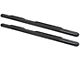 Premier 4 Oval Nerf Side Step Bars without Mounting Kit; Black (05-21 Frontier Crew Cab)
