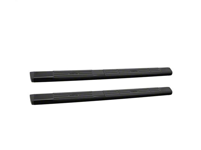 Premier 6 Oval Nerf Side Step Bars without Mounting Kit; Black (05-21 Frontier Crew Cab)