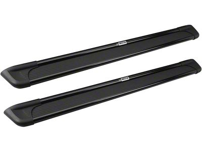 Sure-Grip Running Boards without Mounting Kit; Black Aluminum (07-24 Tundra Double Cab)