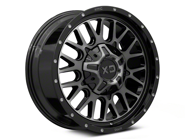 XD Snare Gloss Black with Gray Tint 6-Lug Wheel; 20x9; 18mm Offset (22-23 Tundra)