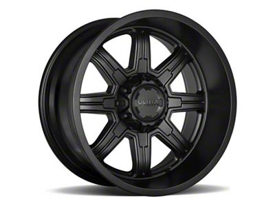 Ultra Wheels Menace Satin Black 6-Lug Wheel; 18x9; 12mm Offset (2024 Tacoma)