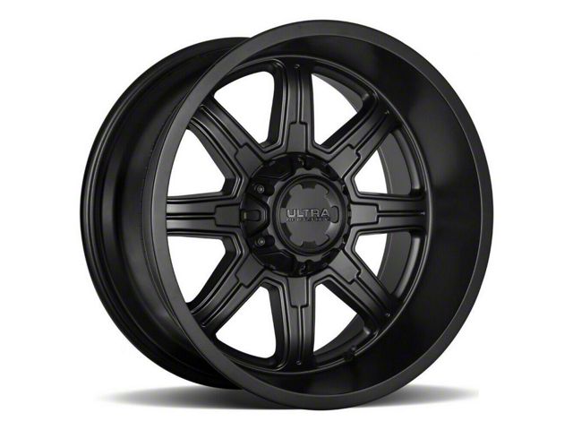 Ultra Wheels Menace Satin Black 6-Lug Wheel; 18x9; 18mm Offset (16-24 Titan XD)