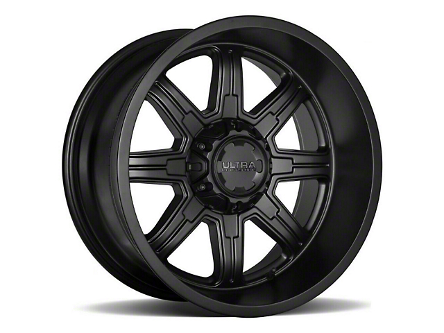 Ultra Wheels Menace Satin Black 6-Lug Wheel; 20x9; 1mm Offset (17-23 Titan)