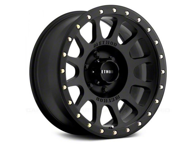Method Race Wheels MR305 NV Matte Black 6-Lug Wheel; 20x9; 18mm Offset (16-24 Titan XD)