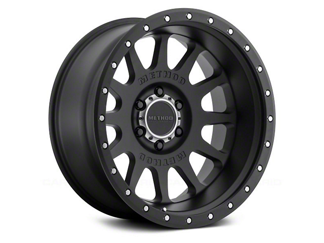 Method Race Wheels MR605 NV Matte Black 6-Lug Wheel; 20x10; -24mm Offset (17-23 Titan)