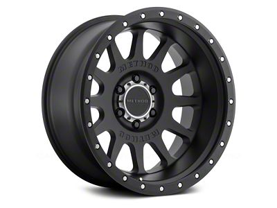 Method Race Wheels MR605 NV Matte Black 6-Lug Wheel; 20x10; -24mm Offset (17-24 Titan)