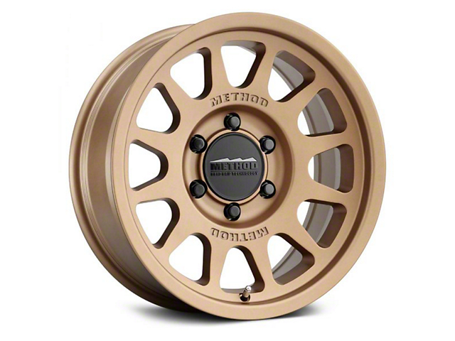 Method Race Wheels MR703 Bead Grip Bronze 6-Lug Wheel; 17x8.5; 35mm Offset (10-23 4Runner)