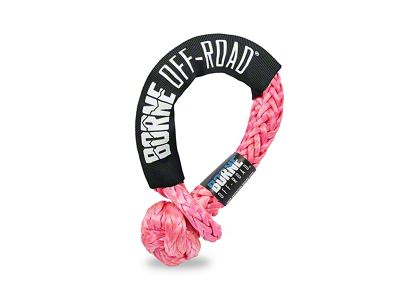 Borne Off-Road 1/2-Inch x 20-Inch Soft Shackle; Hot Pink