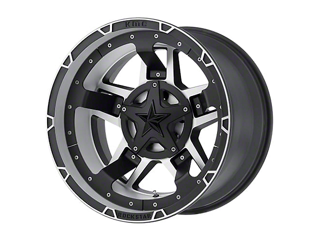 XD Rockstar III Matte Black Machined 6-Lug Wheel; 20x9; -12mm Offset (22-23 Tundra)