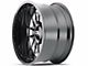 Cali Off-Road Summit Gloss Black Milled 6-Lug Wheel; 20x9; -12mm Offset (10-24 4Runner)
