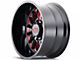 Cali Off-Road Summit Gloss Black with Red Milled Spokes 6-Lug Wheel; 20x10; -25mm Offset (04-15 Titan)