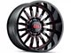 Cali Off-Road Summit Gloss Black with Red Milled Spokes 6-Lug Wheel; 20x9; 0mm Offset (16-23 Tacoma)
