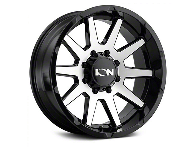 ION Wheels TYPE 143 Gloss Black Machine 6-Lug Wheel; 18x9; 0mm Offset (17-23 Titan)