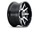 ION Wheels TYPE 143 Gloss Black Machine 6-Lug Wheel; 18x9; 0mm Offset (03-09 4Runner)