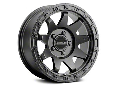 Method Race Wheels MR317 Matte Black 6-Lug Wheel; 17x8.5; 0mm Offset (2024 Tacoma)