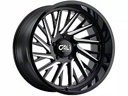 Cali Off-Road Purge Gloss Black Milled Spokes 6-Lug Wheel; 22x12; -51mm Offset (22-23 Tundra)
