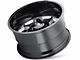 Cali Off-Road Sevenfold Gloss Black Milled 6-Lug Wheel; 22x12; -51mm Offset (16-23 Tacoma)