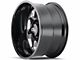 Cali Off-Road Sevenfold Gloss Black Milled 6-Lug Wheel; 24x12; -51mm Offset (22-24 Tundra)