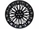 Cali Off-Road Vertex Gloss Black Milled 6-Lug Wheel; 22x12; -44mm Offset (21-24 Bronco, Excluding Raptor)