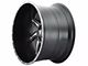 American Truxx Vortex Gloss Black Milled 6-Lug Wheel; 22x12; -44mm Offset (03-09 4Runner)