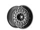 Fittipaldi Offroad FA07 Gloss Black Milled 6-Lug Wheel; 20x12; -44mm Offset (22-24 Bronco Raptor)