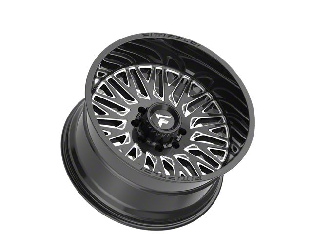 Fittipaldi Offroad FA07 Gloss Black Milled 6-Lug Wheel; 26x12; -44mm Offset (17-24 Titan)