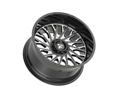 Fittipaldi Offroad FA08 Gloss Black Milled 6-Lug Wheel; 20x12; -44mm Offset (10-24 4Runner)