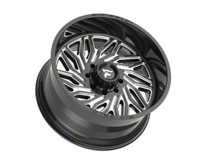 Fittipaldi Offroad FA13 Gloss Black Milled 6-Lug Wheel; 24x12; -44mm Offset (2024 Tacoma)