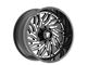 Fittipaldi Offroad FA13 Gloss Black Milled 6-Lug Wheel; 24x12; -44mm Offset (03-09 4Runner)