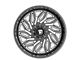 Fittipaldi Offroad FA13 Gloss Black Milled 6-Lug Wheel; 24x12; -44mm Offset (04-15 Titan)