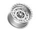 Fittipaldi Offroad FT100 Gloss Silver Machined 6-Lug Wheel; 17x9; -12mm Offset (05-15 Tacoma)