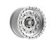 Fittipaldi Offroad FT100 Gloss Silver Machined 6-Lug Wheel; 17x9; -12mm Offset (03-09 4Runner)
