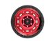 Fittipaldi Offroad FT100 Machined with Red Tint 6-Lug Wheel; 17x9; -12mm Offset (10-24 4Runner)