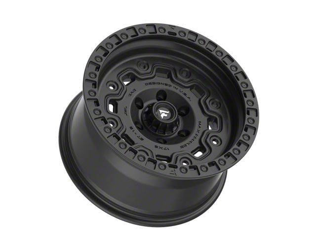 Fittipaldi Offroad FT100 Satin Black 6-Lug Wheel; 17x9; -12mm Offset (10-24 4Runner)