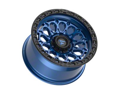Fittipaldi Offroad FT101 Satin Blue with Black Ring 6-Lug Wheel; 17x9; 0mm Offset (2024 Tacoma)