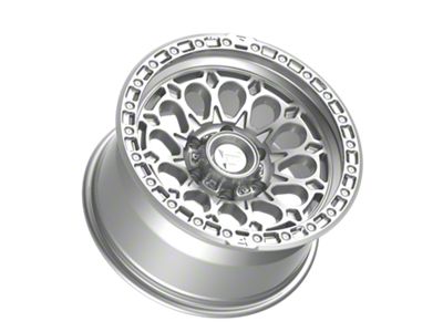 Fittipaldi Offroad FT101 Gloss Silver Machined 6-Lug Wheel; 17x9; 0mm Offset (2024 Tacoma)