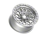 Fittipaldi Offroad FT101 Gloss Silver Machined 6-Lug Wheel; 17x9; -12mm Offset (25-26 4Runner)