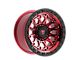 Fittipaldi Offroad FT101 Machined with Red Tint 6-Lug Wheel; 17x9; 0mm Offset (16-23 Tacoma)