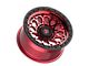 Fittipaldi Offroad FT101 Machined with Red Tint 6-Lug Wheel; 17x9; -12mm Offset (03-09 4Runner)