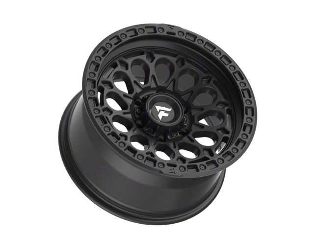 Fittipaldi Offroad FT101 Satin Black 6-Lug Wheel; 17x9; -12mm Offset (21-24 Bronco, Excluding Raptor)