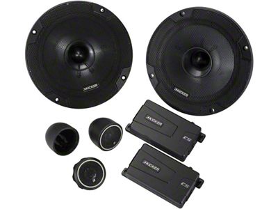 Kicker CS-Series 6.50-Inch Component Speakers (Universal; Some Adaptation May Be Required)