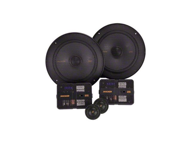 Kicker KS-Series 6.50-Inch Component Speakers (Universal; Some Adaptation May Be Required)