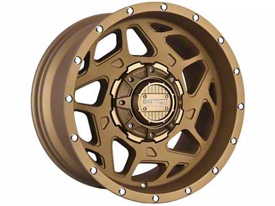 Impact Wheels 822 Bronze 6-Lug Wheel; 17x9; -12mm Offset (2024 Tacoma)