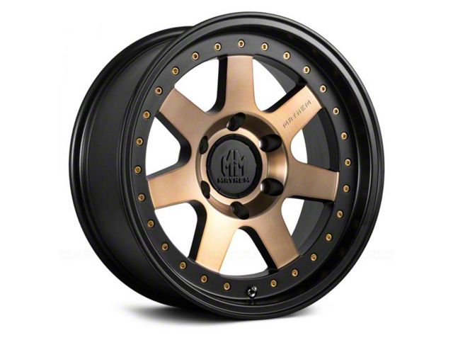 Mayhem Wheels Prodigy Matte Black with Bronze Tint 6-Lug Wheel; 20x9; 0mm Offset (03-09 4Runner)