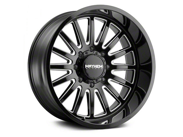 Mayhem Wheels Utopia Gloss Black Milled 6-Lug Wheel; 20x10; -19mm Offset (17-23 Titan)