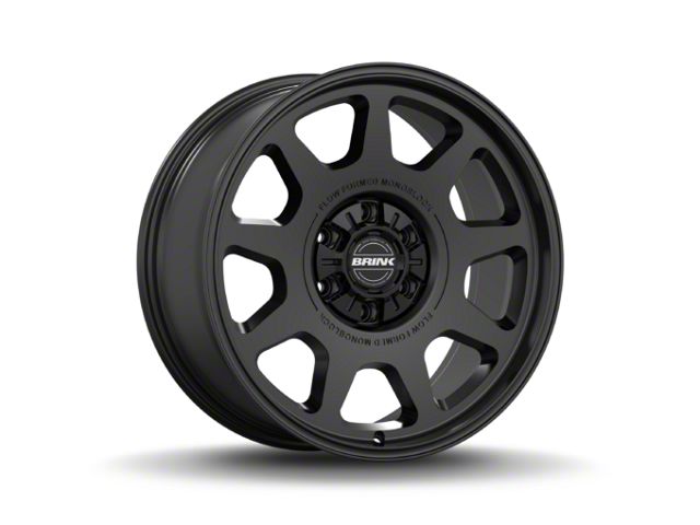 Brink Wheels Alpine Nocturnal Black 6-Lug Wheel; 20x9; 0mm Offset (21-24 Bronco, Excluding Raptor)