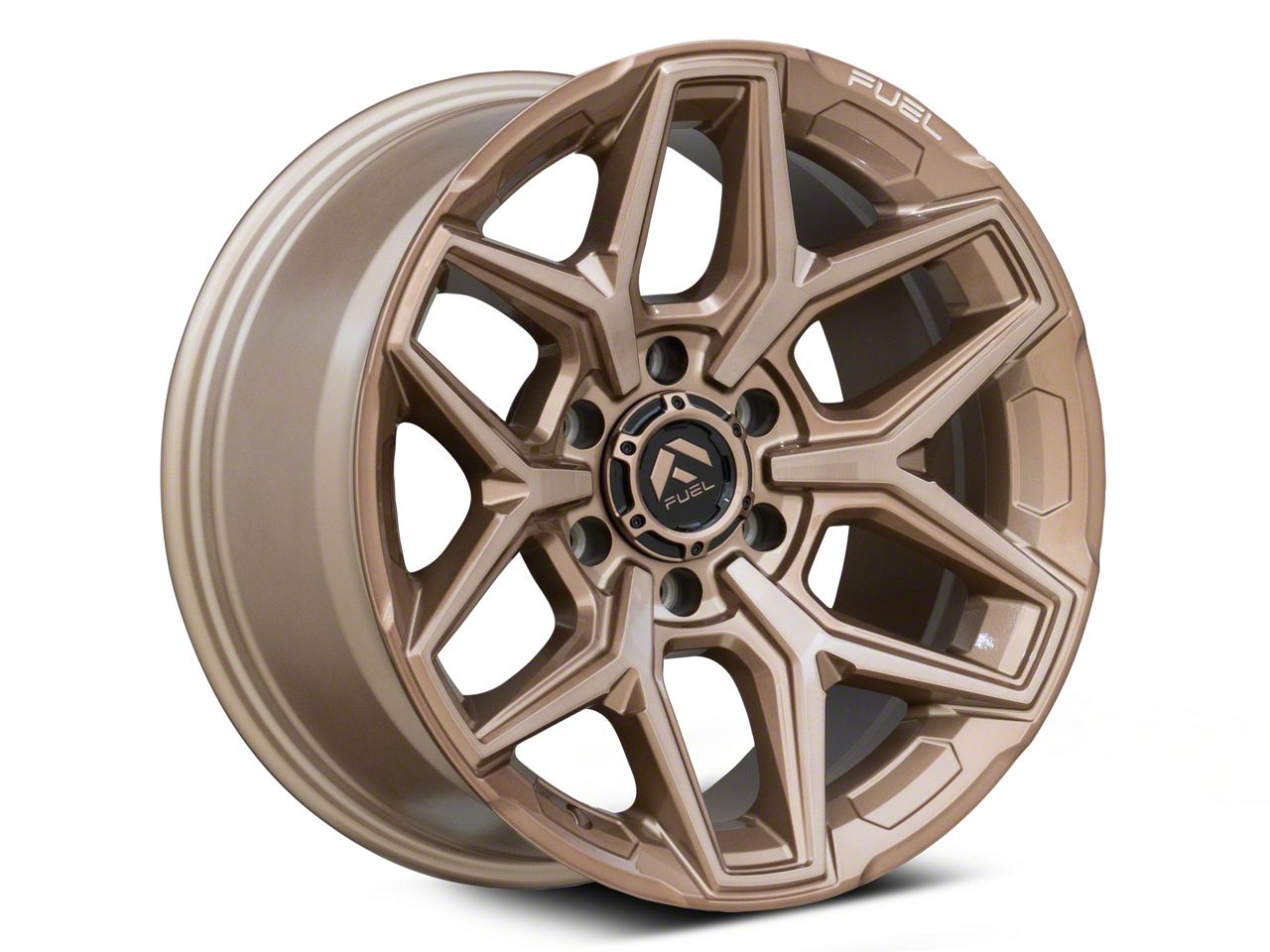 Fuel Wheels Flux Platinum Bronze 6-Lug Wheel; 20x9; 20mm Offset (17-23 Titan)