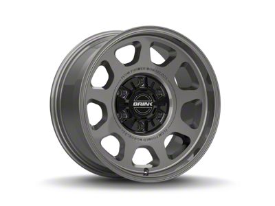 Brink Wheels Alpine Vivid Titanium 6-Lug Wheel; 17x8.5; 0mm Offset (2024 Tacoma)